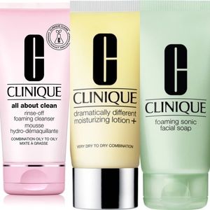NWT 🌟Host Pick🌟 3 piece Clinique cleanser/moisturizer set